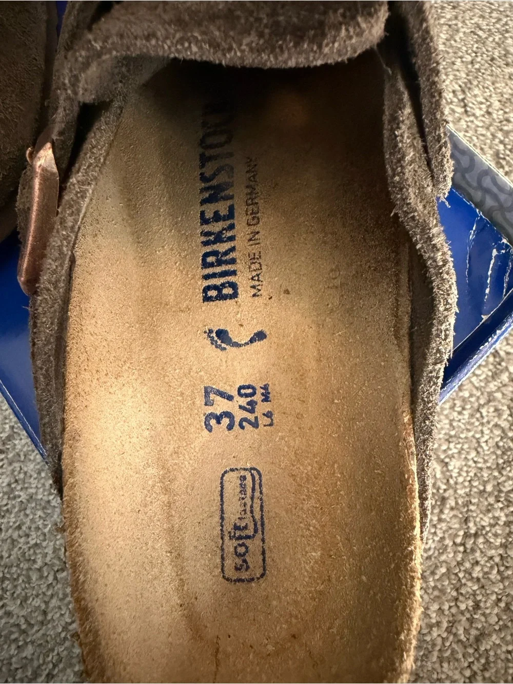 Birkenstock Boston Suede Clog - Mocha